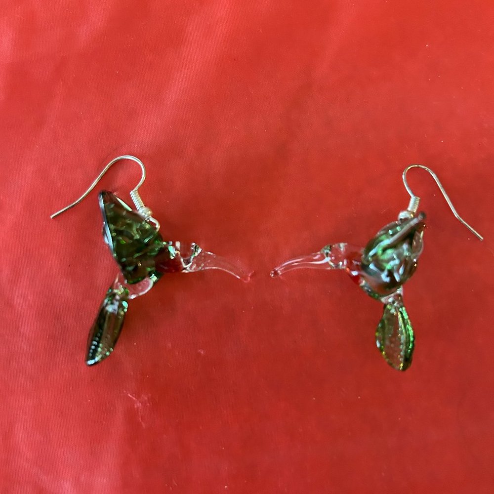 Hummingbird earrings